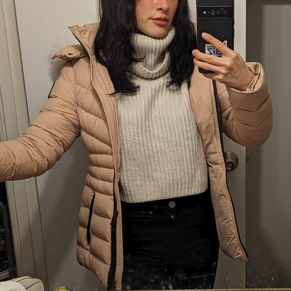 Mackage Patsy light down jacket with fur in Petal - Size XS - Picture 4 of 11